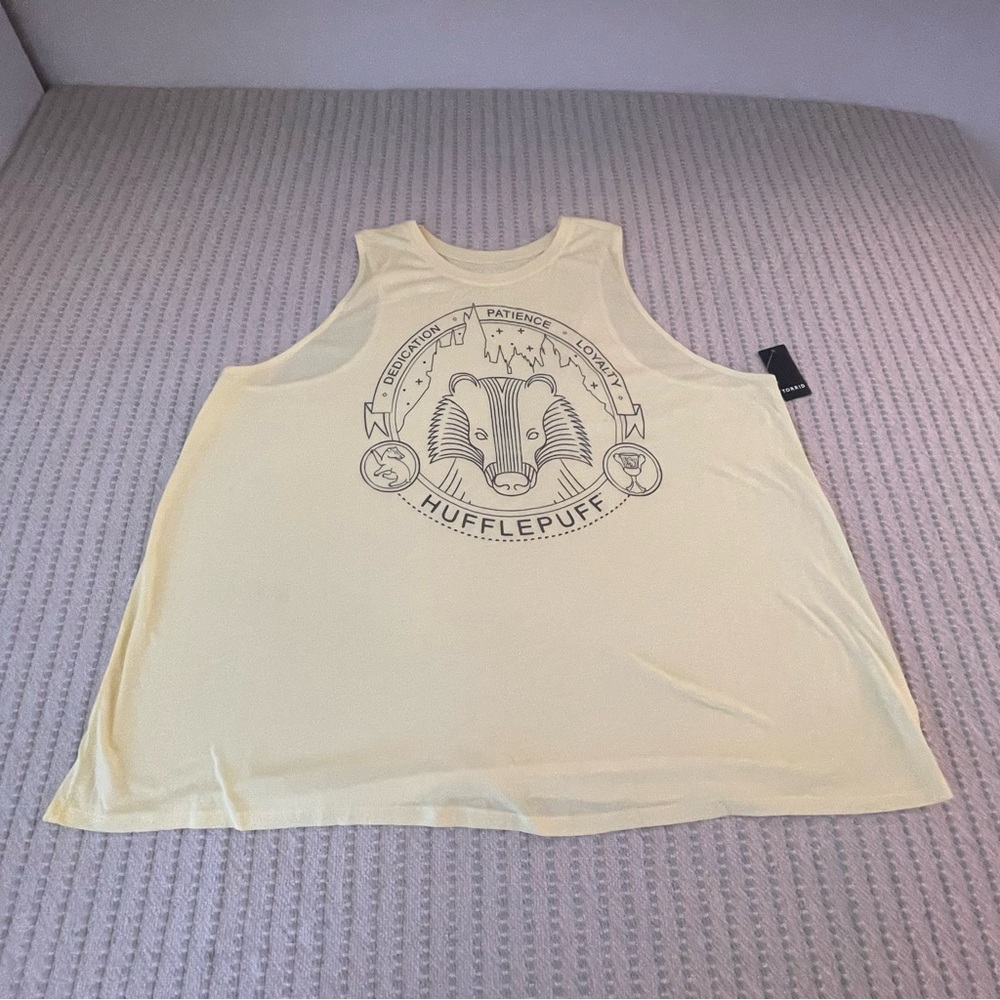 NEW - Warner Bros. Harry Potter Yellow Tank Top - Size: 4X - Torrid